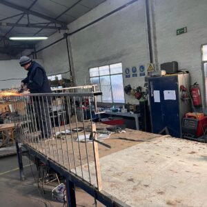 Elaboración de barandilla en nuestro taller